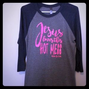 Baseball sleeve Tshirt